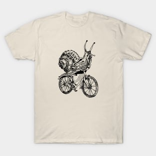 SEEMBO Snail Cycling Bicycle Cyclist Bicycling Bike Biker T-Shirt